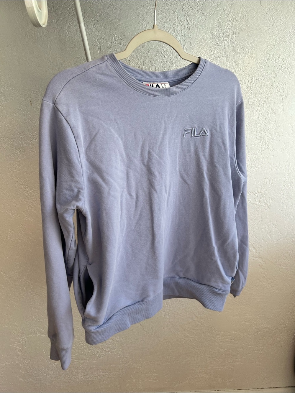 FILA Men’s Crewneck Sweatshirt in Light Lavender